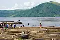 Baignade à Maluku dans le fleuve congo.
