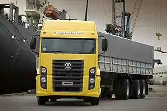 Camion VW Constellation, vendu en Amérique latine.