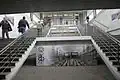 Escalier de la gare Plochtchad Gagarina.