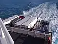 Le pont supérieur et la cheminée.