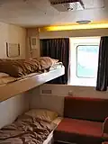 Cabine extérieure standard.