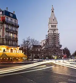 Église Saint-Pierre de Montrouge en 2008, pendant sa rénovation