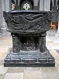Les fonts baptismaux (XIIe&nbsp;siècle)