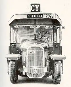 Autobus Panhard K63, 1934.