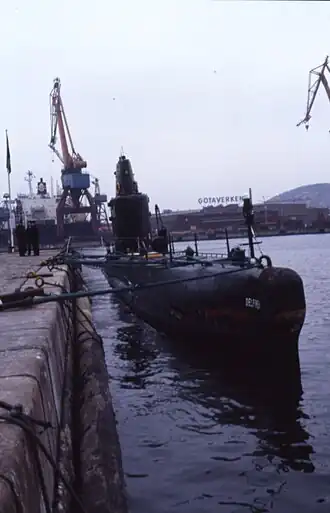 illustration de HMS Delfinen (1961)