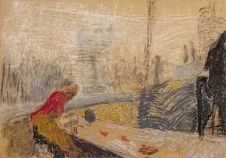 Dessin de 1949 (Galerie nationale hongroise, Budapest).