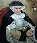 Portrait de l'abbesse Joanna Maria van Doorselaer de ten Ryen (1782-1863).