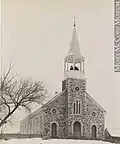 Église de Saint-Calixte, vers 1890. Source: © Musée McCord