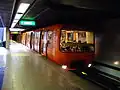 Une rame MPL 85 non rénovée à quai direction Gare de Vaise