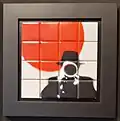 Œuvre présentée à l'exposition Valence en graffitis à la galerie Sabotage (Valence, juin-septembre 2020)