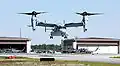 Bell-Boeing V-22 Osprey au moment du décollage