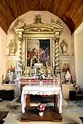 Le retable de l'église Saint-Pierre.