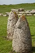 Bétyle portant de petites bosses en relief, les seins, dispensateurs de vie (Sardaigne).