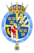 Armoiries de la princesse Madeleine de Suède depuis 1982.