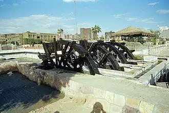 Les norias de Medinet el-Fayoum en 2003.