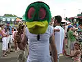Supporters des Madison Mallards encourageant l'équipe