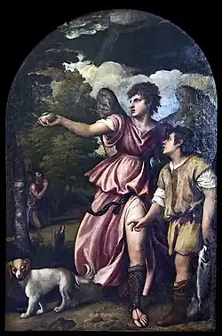 Tobias et l'Archange Raphaël par Le Titien.