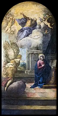 L'Annonciation, Palma il Giovane.