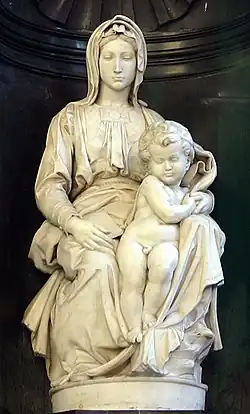 Michel-Ange - Madone de Bruges, 1504Sculptureéglise Notre-Dame, Bruges.