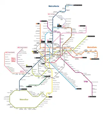 Image illustrative de l’article Métro de Madrid
