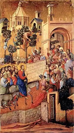 Duccio, Sienne, v. 1308.
