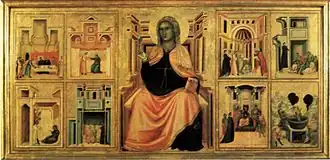 Maître de Sainte CécileRetable Sainte Cécile, vers 1304. Offices(Offices Collection: )