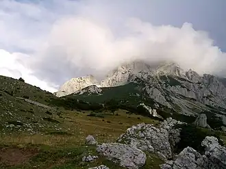 Vue du Maglić.