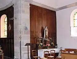 L'intérieur.