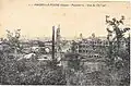 Ruines du village vers 1920.