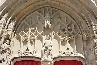 Détail du trumeau