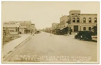 Rue principale de Mission (années 1910-1920)