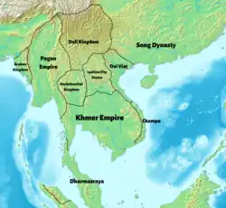 Sud-est asiatique (continental) vers 1100