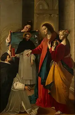 Saint Dominique à Soriano (1629), huile sur toile, 203,5&nbsp;×&nbsp;134&nbsp;cm, Musée de l'Ermitage.