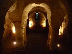 La crypte.