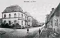 La mairie de Retiers au début du XXe&nbsp;siècle (carte postale).