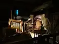 Mise en scène du grenier de la maison.