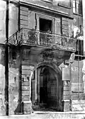 Entrée du no&nbsp;10 en 1892 (bâtiment détruit).