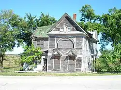 Maison abandonnée.