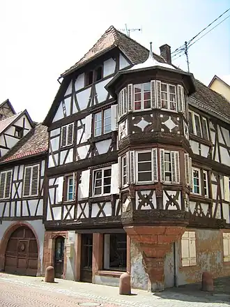Vue sur la maison.