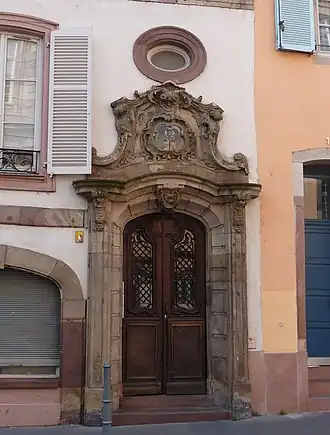 Maison de Strasbourg où il vécut de 1780 à 1783.
