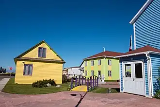 Place centrale du bourg de Miquelon