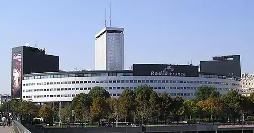 La maison de Radio France à Paris