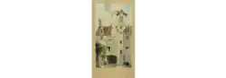 Aquarelle de la Maison des Quatrans par Robert Douin (1927).