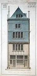 Rue Monsieur, 1871 par Leblan