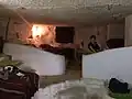 Intérieur de l'une des chambres de l'hôtel (avril 2018).
