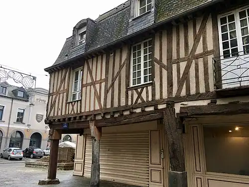 Maisons à pans de bois.