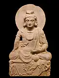 Bouddha Maitreya. Gandhara. Pakistan IIe – IIIe&nbsp;siècle