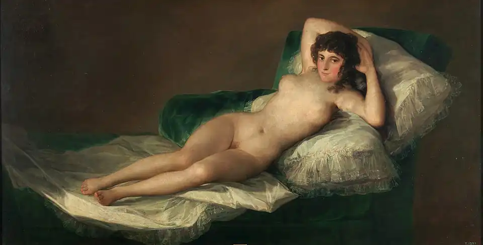 La Maja desnuda (1790-1800).