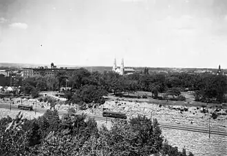 Le parc dans la décennie 1920