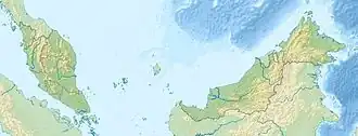 Voir sur la carte topographique de Malaisie